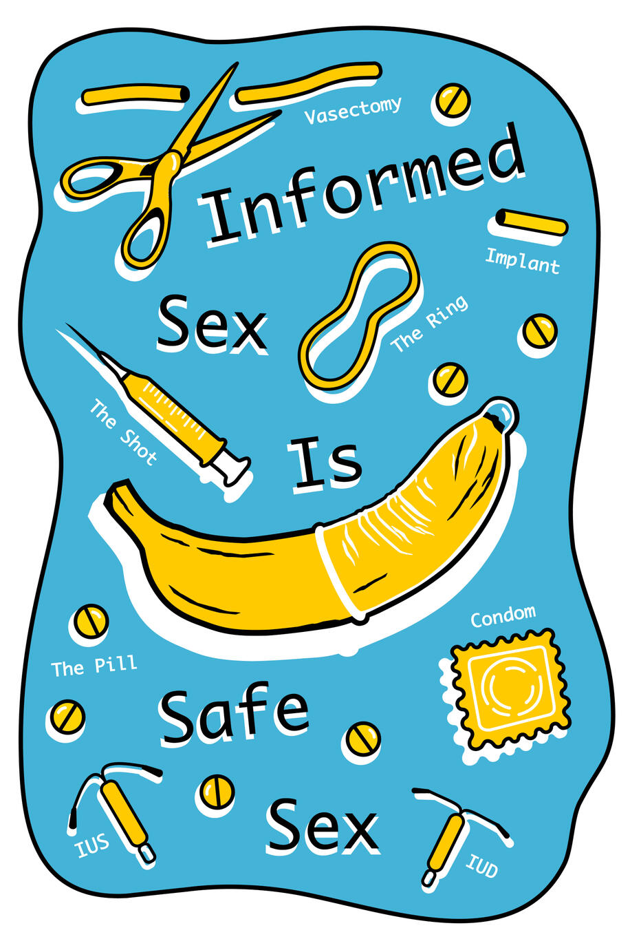 Know your Birth Control Options - 12" x 18" - 2023