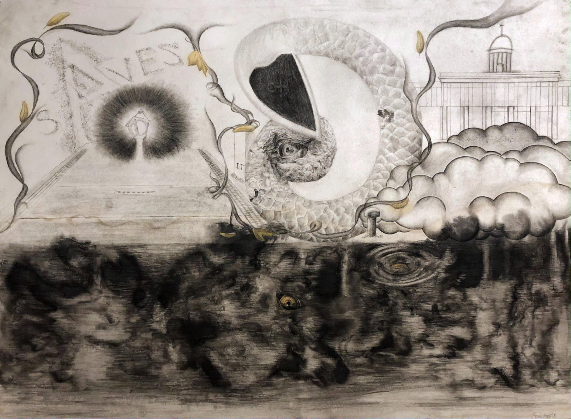 Mapping the Land of Feeling - 30" x 22" - 2019