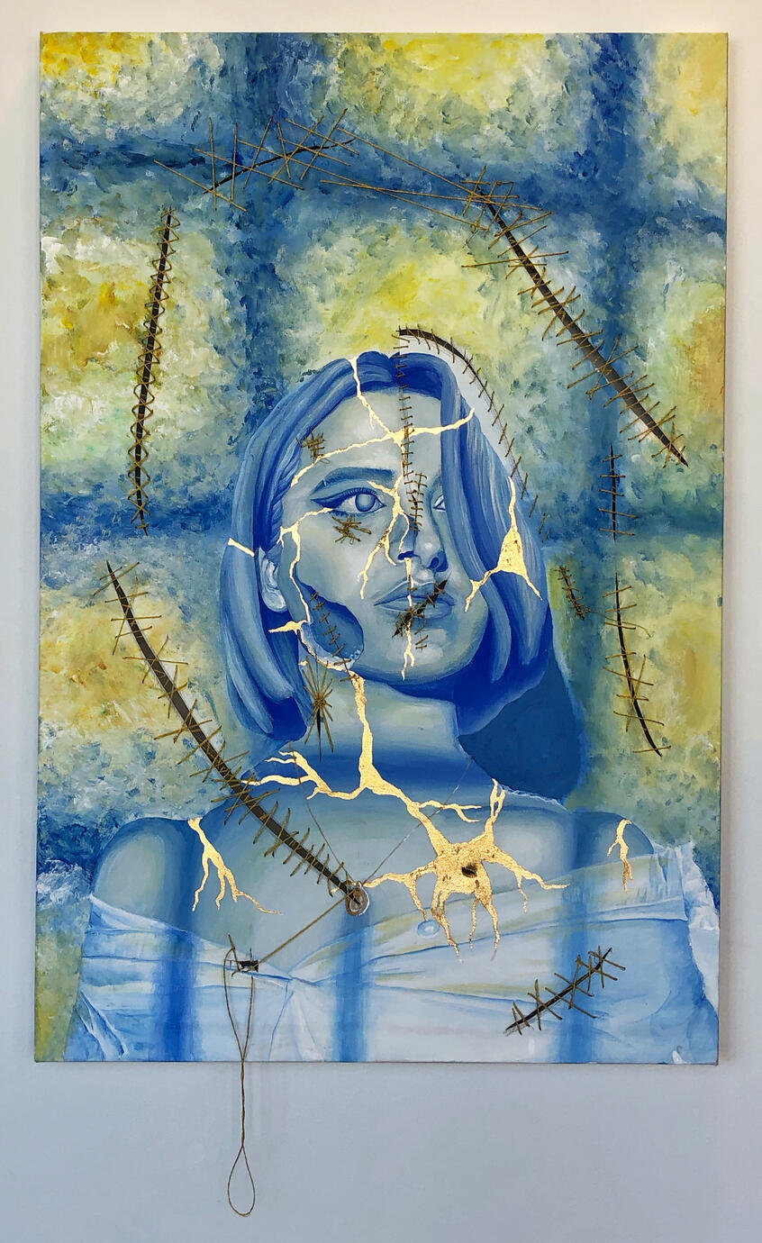 Developing Identity, A Self Portrait - 24" x 36" - 2022