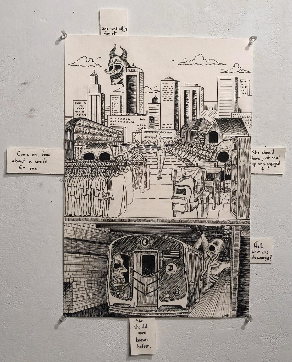 Hypervigilance and the Bystander Effect - 11" x 17" - 2022