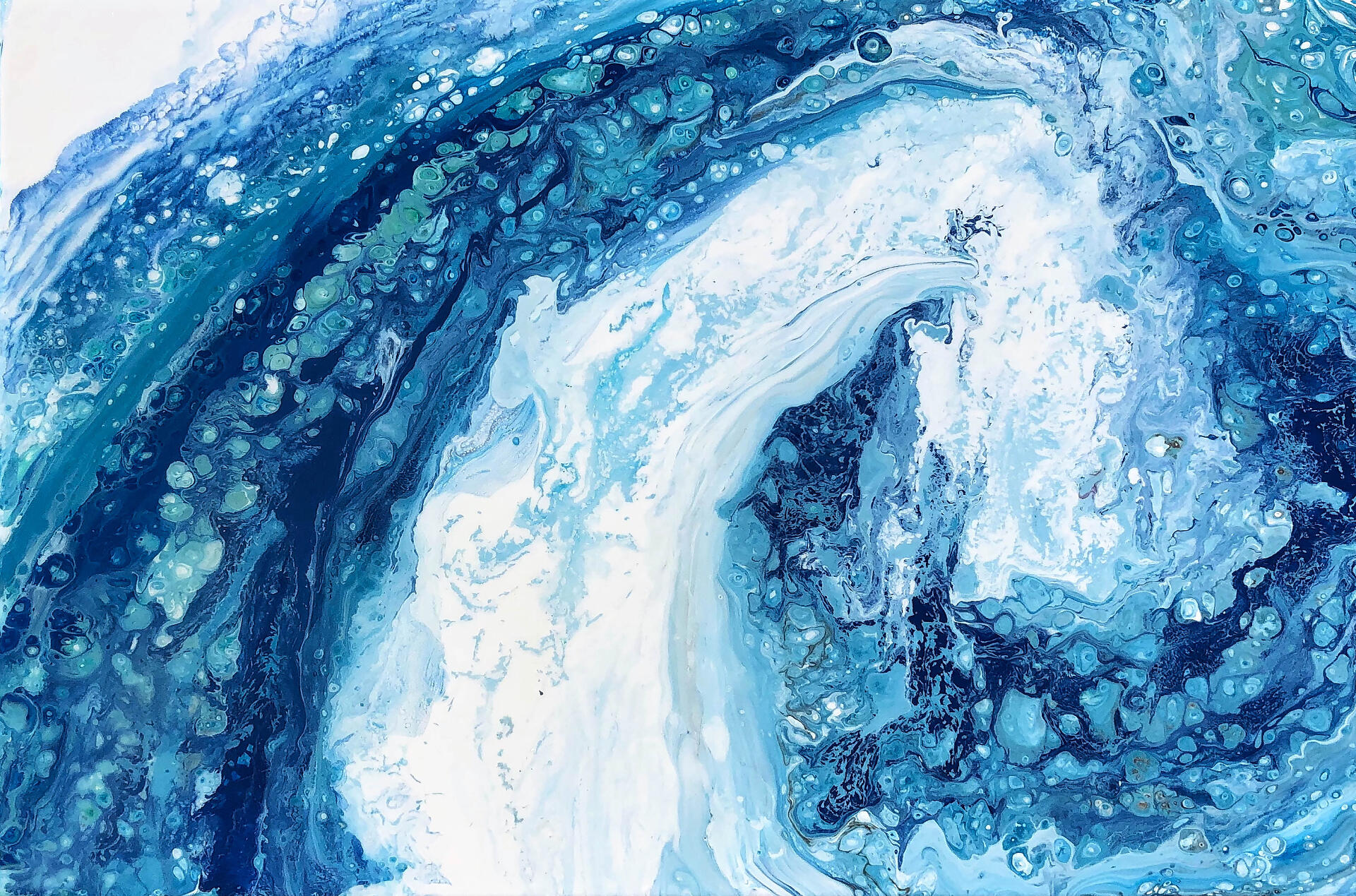 Ocean Wave 1 - 24" x 18" - 2020